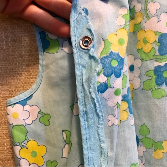 Vintage Groovy Floral Apron/Smock - Picture 7 of 8